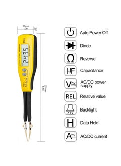 HoldPeak Digital Insulation Tester Multimeter Black/Yellow  - Image 3