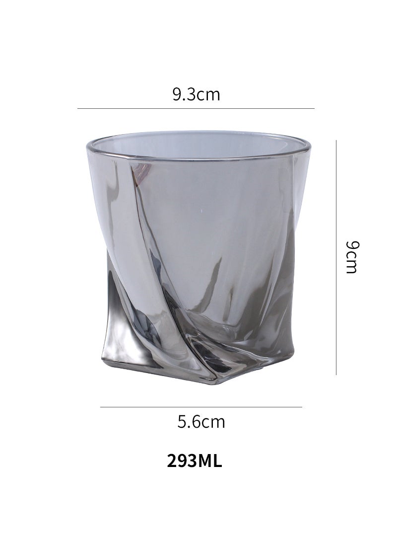 Shuer طقم أكواب مياه زجاجية فاخرة خفيفة الوزن من نورديك مكون من ست قطع بسعة 293 مل - Image 2