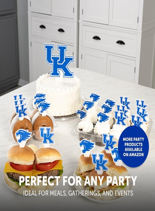 Desert Cactus Kentucky Wildcats UK Food Picks, Cupcake Toppers, 25 pcs - Image 5