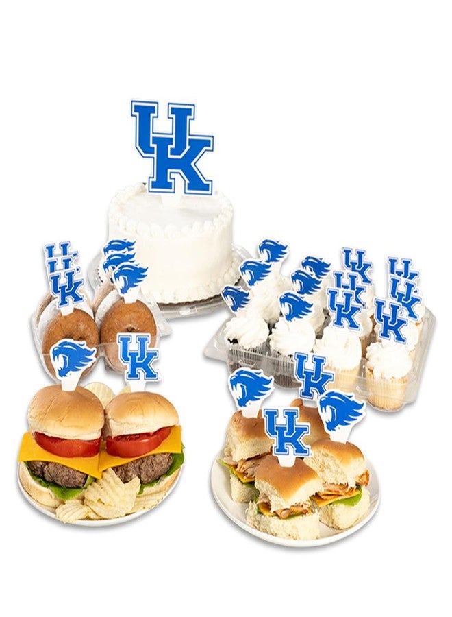 Desert Cactus Kentucky Wildcats UK Food Picks, Cupcake Toppers, 25 pcs - Image 1