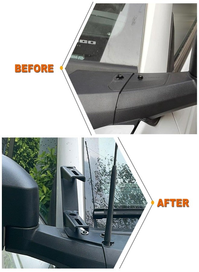 PKEDUO Bronco Dual A-Pillar Light Mount, Ditch Light Brackets Pod Lights Mount Compatible with Ford Bronco Accessories 2021-2024 - Image 3
