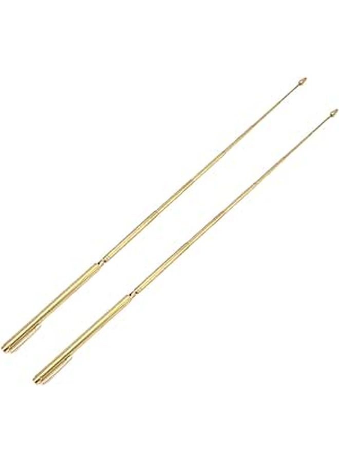 Stainless Steel Extendable Pen with Pocket Clip Retractable Teacher Pointer Whiteboard Teaching Tool - Image 1