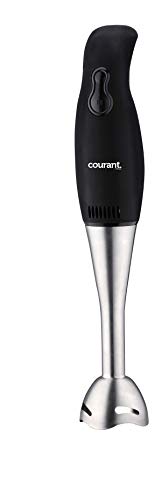 Courant Immersion Hand Blender with 200 Watt Easy to Clean Stick Blender Blends Purees Crushes Ice