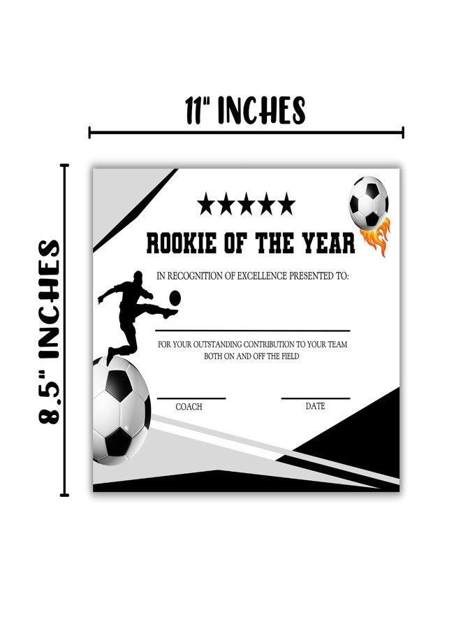 Lashicorn Soccer Achievement Awards 30pk 8.5x11” Certificate End of Year Awards MVP Youth Sports Team Participation Recognition Player of the League - Image 4
