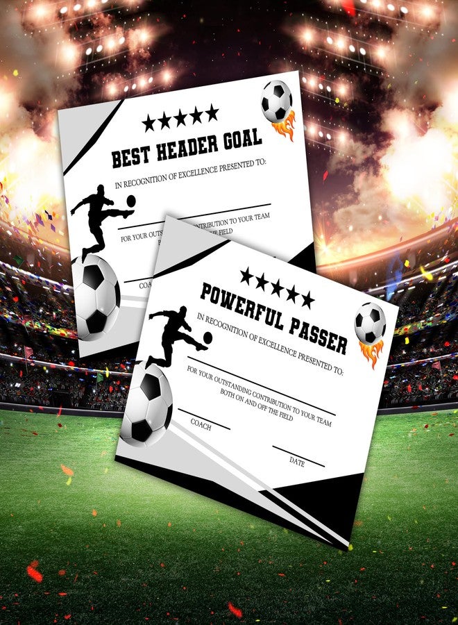 Lashicorn Soccer Achievement Awards 30pk 8.5x11” Certificate End of Year Awards MVP Youth Sports Team Participation Recognition Player of the League - Image 5