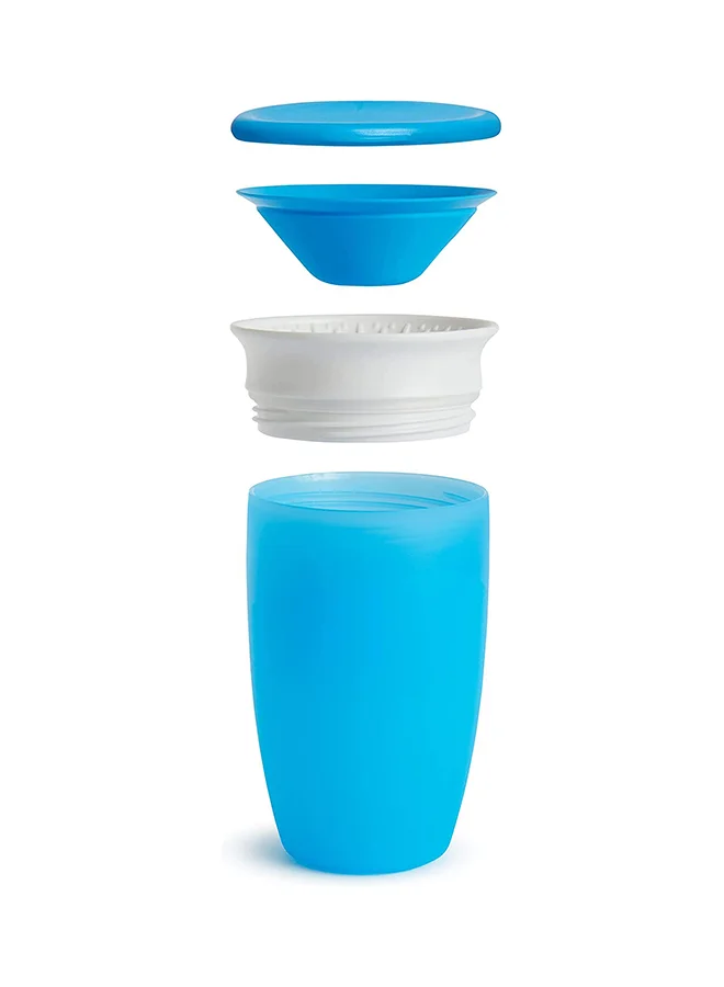 Munchkin 10oz Miracle 360° Sippy Cup With Lid Blue