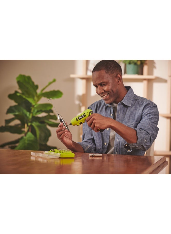 RYOBI Tools Ryobi 4V Usb Lithium Cordless Pivoting Screwdriver with 1X4V 2.0 Battery - Image 2