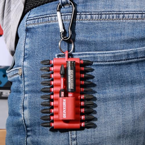 Geinxurn 22 Pieces Multi Impact Screwdriver Bits Set,Magnetic S2 Steel Insert Power Bits with Organizer Sleeve and Storage Strip - Image 4