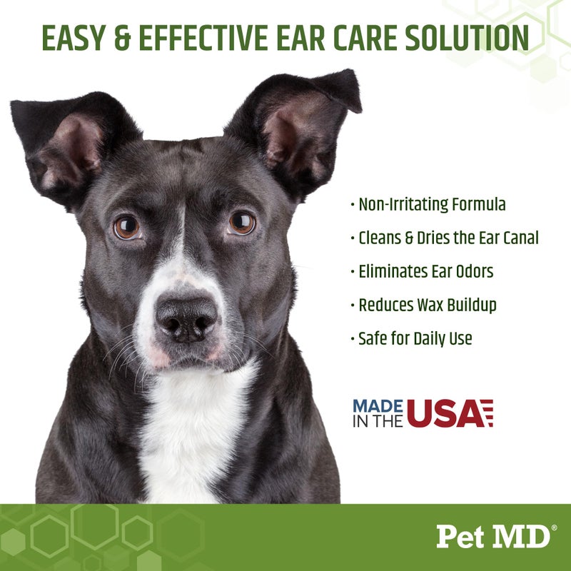 Pet MD - Dog Ear Cleaner Wipes - Otic Cleanser for Dogs to Stop Ear Itching, and Infections with Aloe and Eucalyptus - 100 Count - Image 4