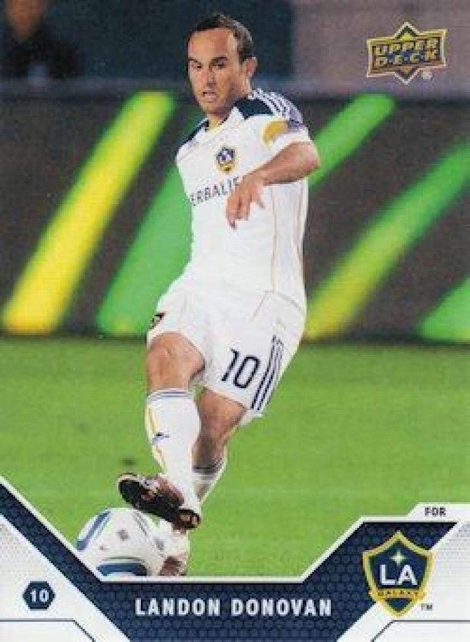 Upper Deck 2011 Upper Deck MLS Soccer #85 Landon Donovan Los Angeles Galaxy Official Major League Soccer Trading Card From UD - Image 1