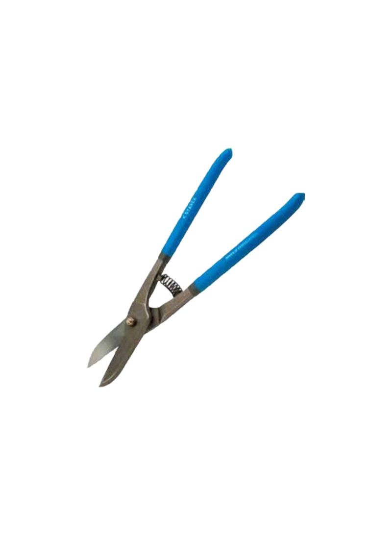Starex Tin Snip 8"(260gms) WithSpring UK Model Drop Forged D/Dip Handle B/Card Starex