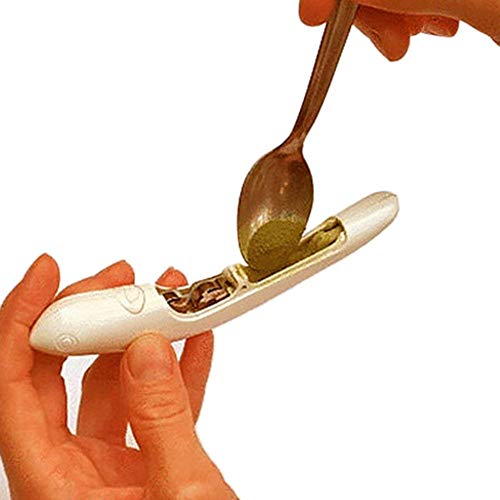 TuTuYa Latte Pen, Electric Coffee Pen Spice Pen for Latte & Food DIY, Works with Cinnamon/Salt/White sugar/Fine Coffee Grinds,Powered by Battery (Purple) - Image 4
