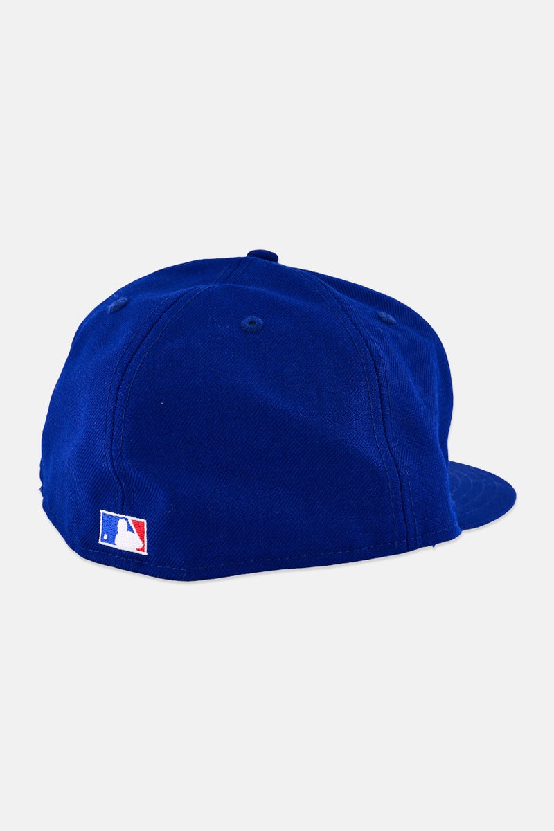 New Era x MLB Men Atlanta Braves Fitted Cap, Blue - Image 2