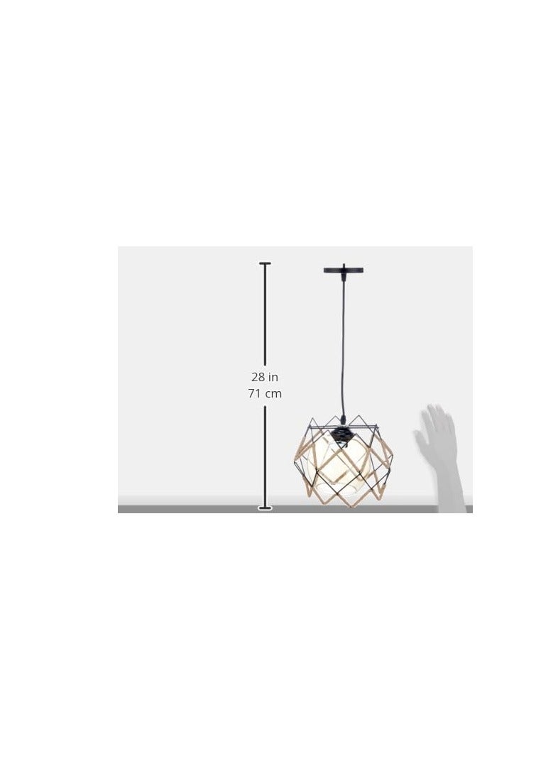 Modern Rope Black, Pendant Light  - Image 3