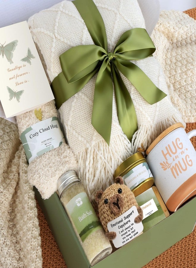 Mirasphere Sympathy Gift Baskets for Loss of Loved One - Bereavement Grief Condolences Gifts for Loss of Mother Father Husband - Miscarriage Care Package for Women Hug in a Box Memorial Gifts for Loss of Mom Dad - Image 2