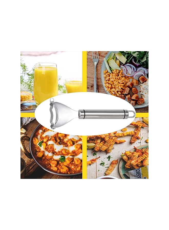S-TOP 8pcs BBQ Tool Set Stainless Steel Telescoping Campfire Forks with Wooden Handle, U-Shape Design, 80 cm - Image 4