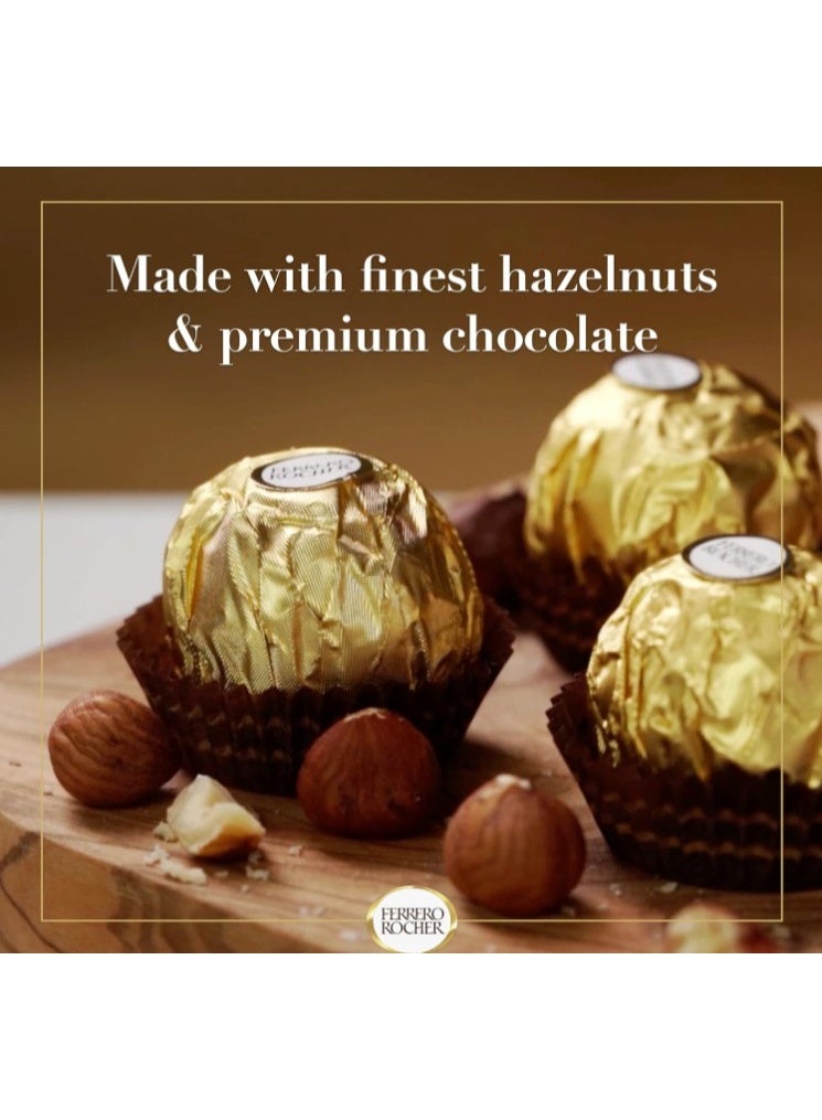Ferrero Rocher Ramadan Lantern, Fine Crunchy Hazelnuts dipped in Smooth Milk Chocolate, 18 Pieces Individually Wrapped in Elegant Gold Foil Wrapper, 225g - Image 2