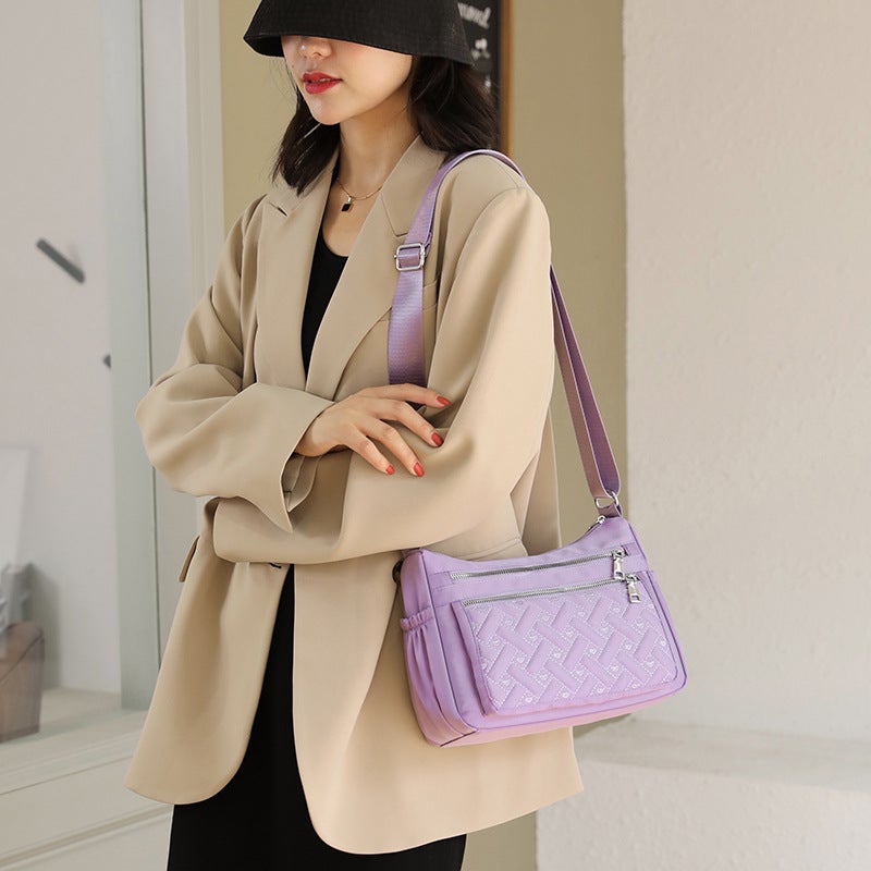 Women''s 2025 Spring New Crossbody Bag Portable Large Capacity Business Coin Purse Multi-Compartment Casual Middle-Aged Mom Bag - Image 4