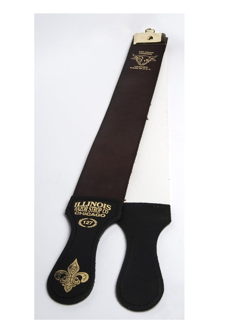 Fromm Fromm Razor Strop Blade Sharpener, Top Grain Cowhide, 2.5 x 23 Inch, Brown, IRS127  - Image 2