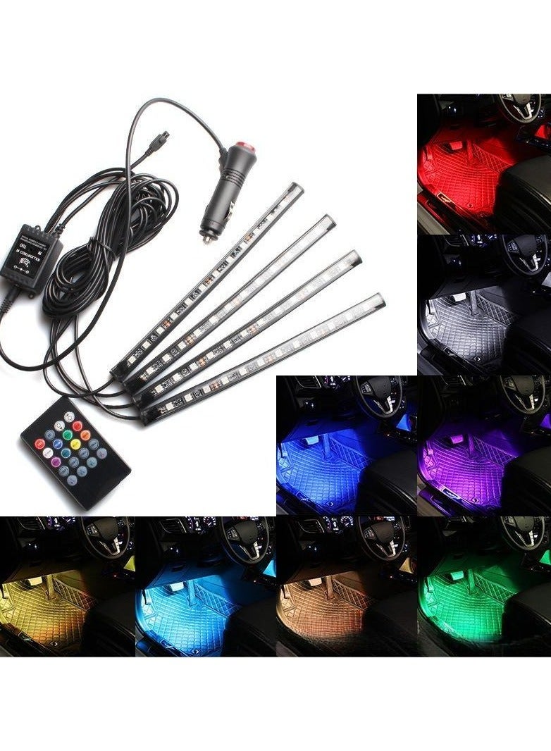 Loquat Automotive LED Interior Ambience Light Strip Kit - Image 1