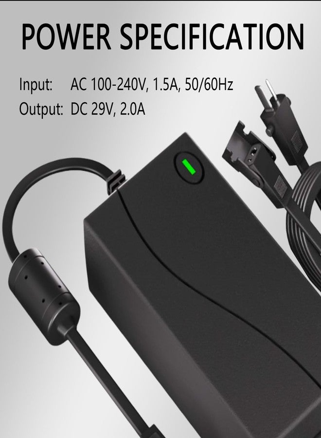 nvmw 29V 2A Universal Power Cord for Recliner Chair AC/DC Switching Transformer Compatible with Lazy Boy, Couch, Sofa, Standing Desk - Image 5