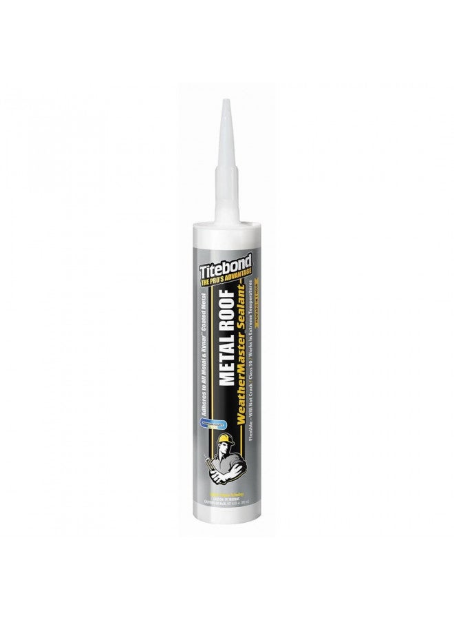Titebond 62401 WeatherMaster Metal Roof Advanced Polymer Sealant, 10.1 oz, Gray - Image 2