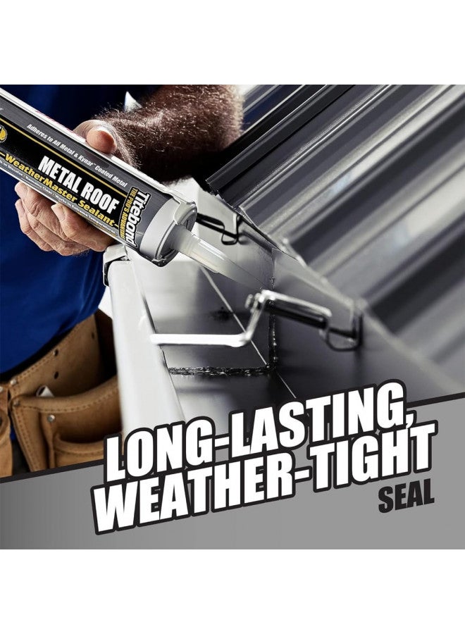 Titebond 62401 WeatherMaster Metal Roof Advanced Polymer Sealant, 10.1 oz, Gray - Image 4