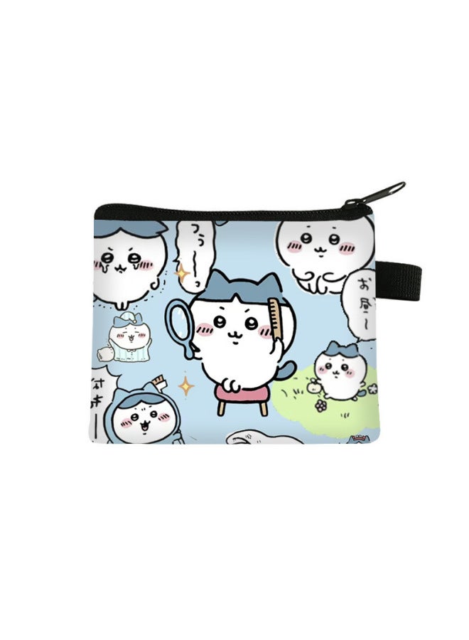 New Chiikawa Children's Coin Purse, Cute Mini Bag, High-value Storage Key Card Holder For Students