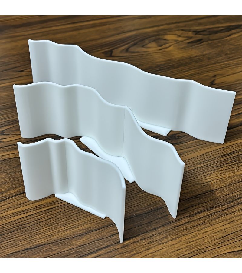 Purple Aquarium Sand Divider with Habitat Hideouts for Fish Tanks - Image 1