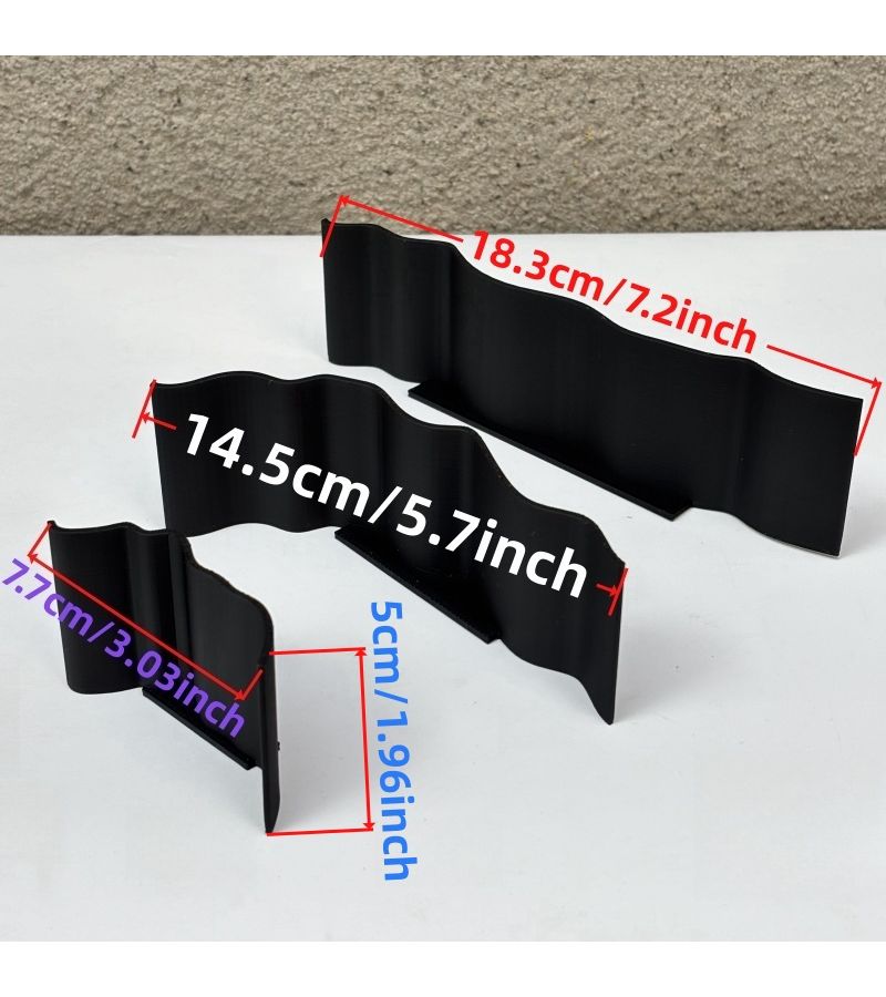 Purple Aquarium Sand Divider with Habitat Hideouts for Fish Tanks - Image 3