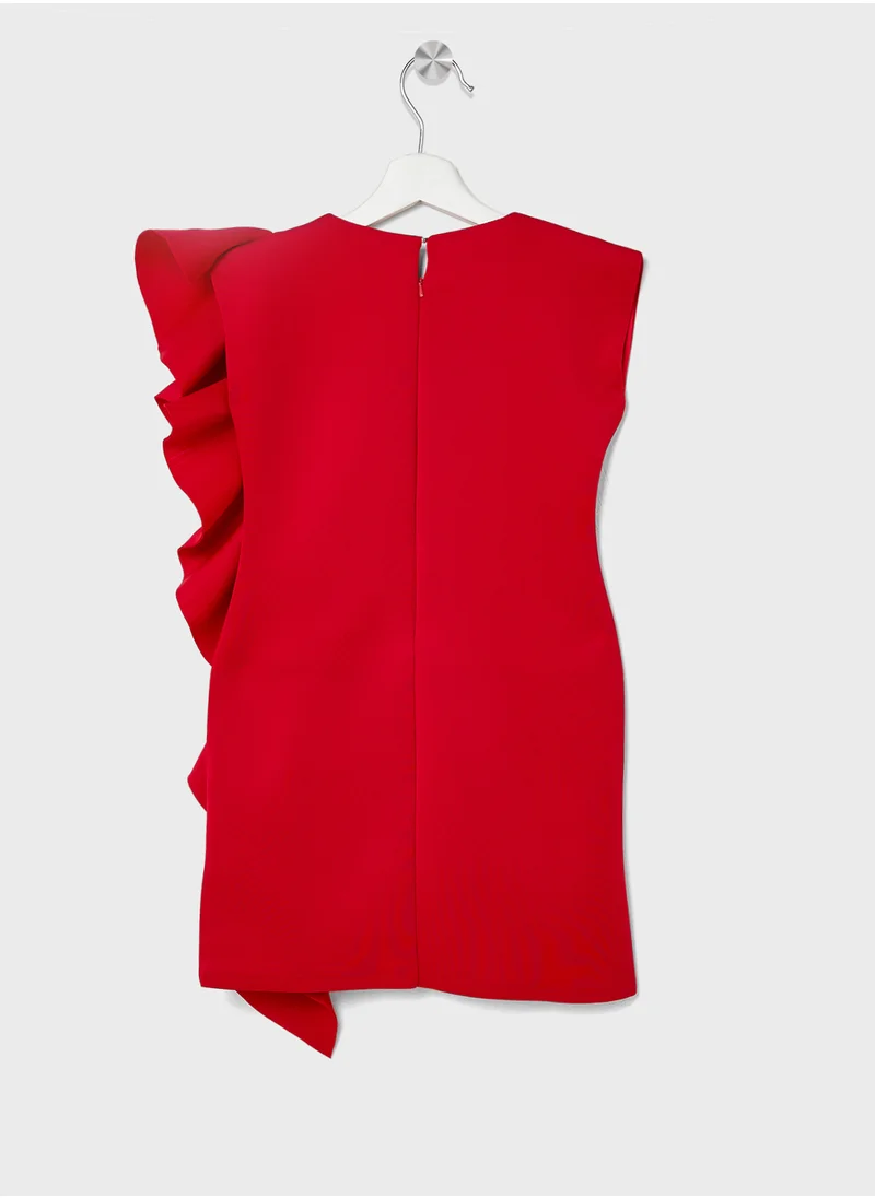 ليتل جولدن ابل Little One Sided Frill Dress