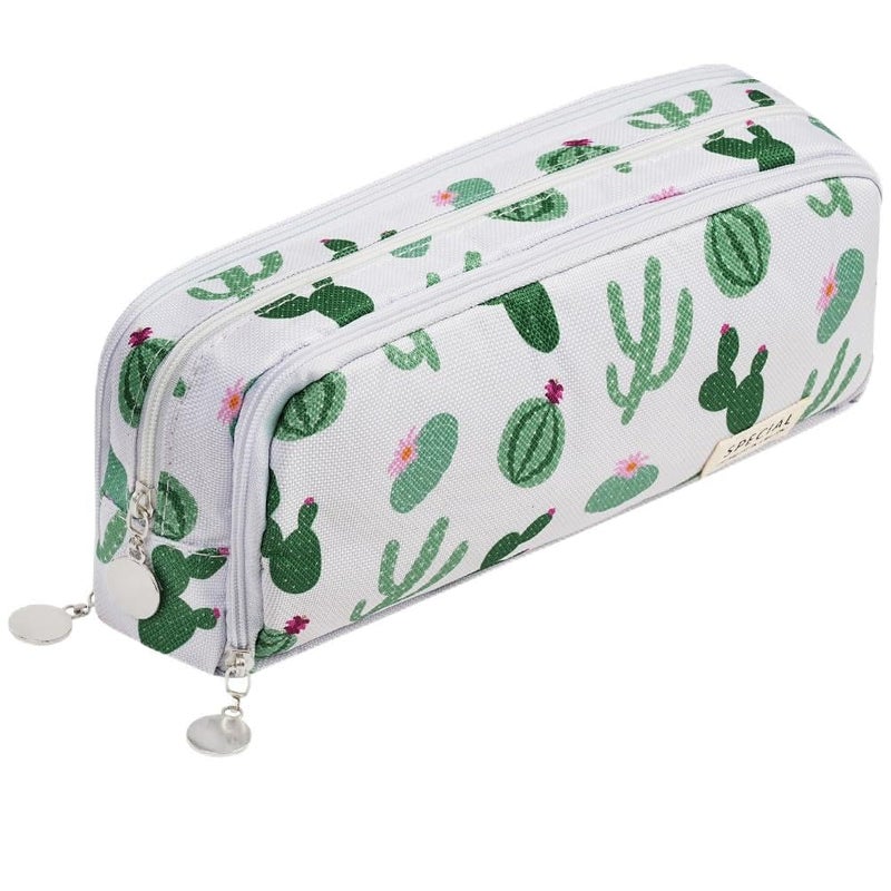OFFCUP Large Capacity Pencil Case, School Pencil Case with Compartments, Stationery Organizer, Makeup Bag, Pencil Bag, School Supply for Boys, Girls and Adults, A-black, Pencil Case - Image 1