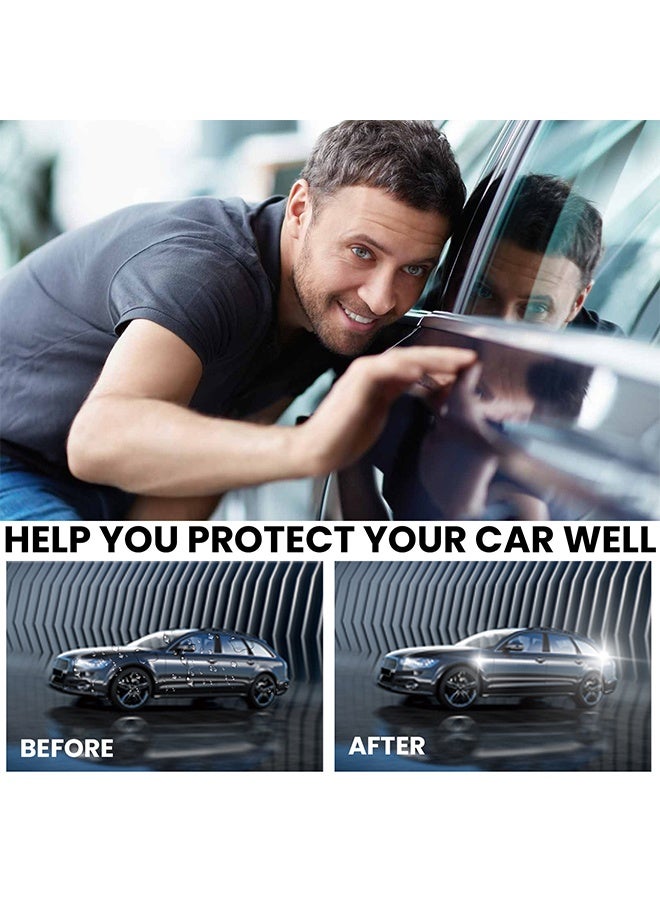 RAYHONG Graphene Ceramic Coating, New Plastics Parts Crystal Coatings Car High Gloss Protective Layer, Upgrade Crystals Coating For Cars Plastic Restorer Refurbish Agent, With Sponge*1, Towel*1, Gloves*2, Coated Cloth*2  - Image 5