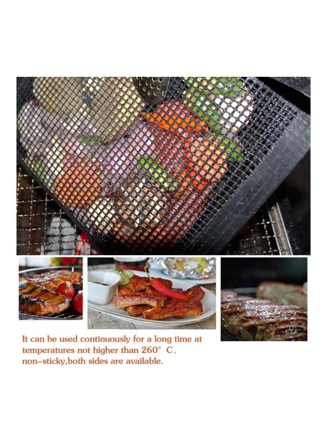 NIBEMINENT Bbq Grill Bag With Fork Set Black/Silver  - Image 4