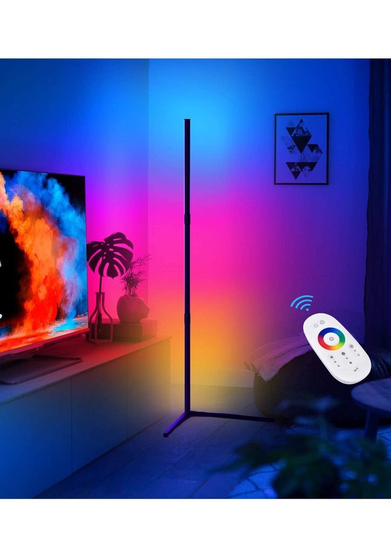 Remote & App Control Color Changing Corner Lamp Modern RGB Floor Light Lighting Modes And Dimmable LED
