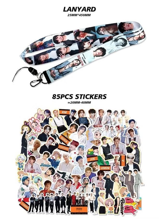 EHOME BTS Member JUNGKOOK New Album SEVEN Gift Box Set With Lomo Cards, Acrylic Stand, Hand Account Tape, Lanyard, Stickers, Photo Card  - Image 5