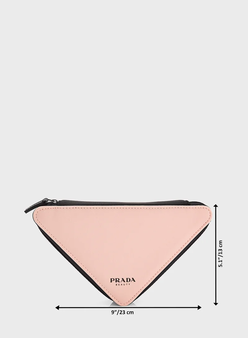PRADA Prada Pink Triangle Pouch