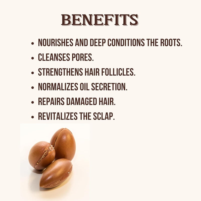 Kress Silk And Smooth Argan Oil Nourishing Hair Mask Nourishment  Detox Strengthen Weak  Thin Hair Enriched With Vitamin E 500ml Pack of 1 - Image 2