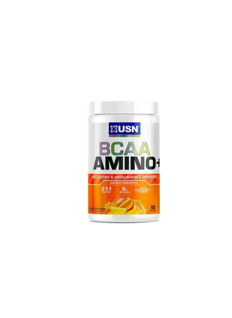 USN - USN BCAA Plus Amino Mango Pineapple 30 Servings 273 gram - Image 1