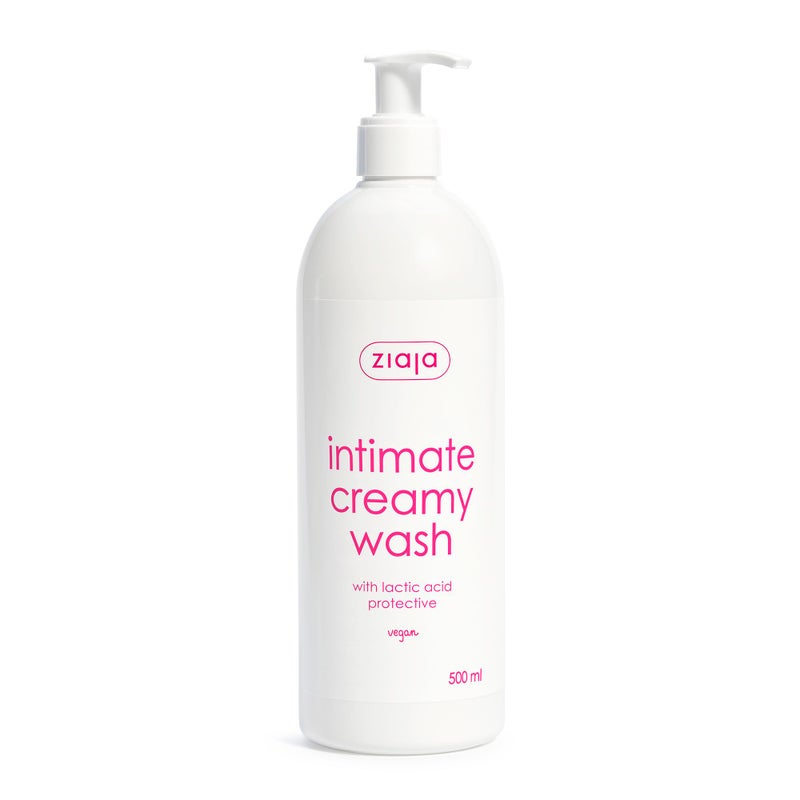 Ziaja Intimate Creamy Wash with Lactic Acid Protective 500 Ml - Image 2