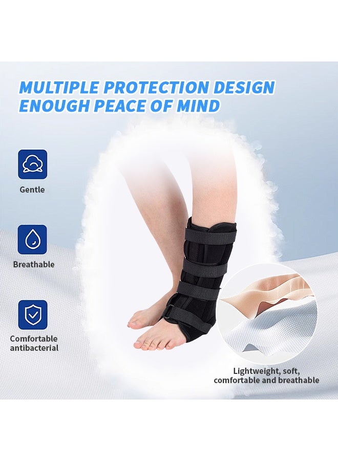 Generic Ankle Brace Protector Lace Up Ankle Support Adjustable Foot Ankle Splint Tendonitis Stabilizer for Men & Women, Eases Swelling and Sprained Ankle - Image 5