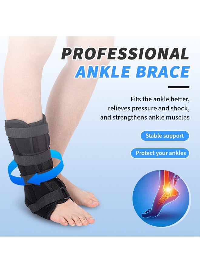 Generic Ankle Brace Protector Lace Up Ankle Support Adjustable Foot Ankle Splint Tendonitis Stabilizer for Men & Women, Eases Swelling and Sprained Ankle - Image 2
