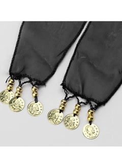 Generic Belly Dance Hip Scarf Waist Belt With Gold Coins  - Image 3