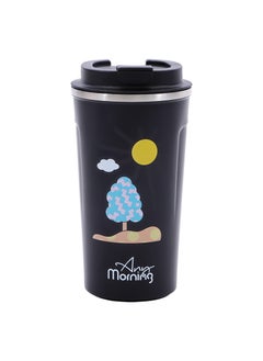 Any Morning Stainless Steel Travel Coffee Mug 510ml, Thermos Mug, Vacuum Insulation, BPA-Free, Leak-Proof Lid, Travel Mug Keeps Drinks Hot for 10hrs, Cold for 24hrs, Ideal for Travel - SK22016  - Image 1