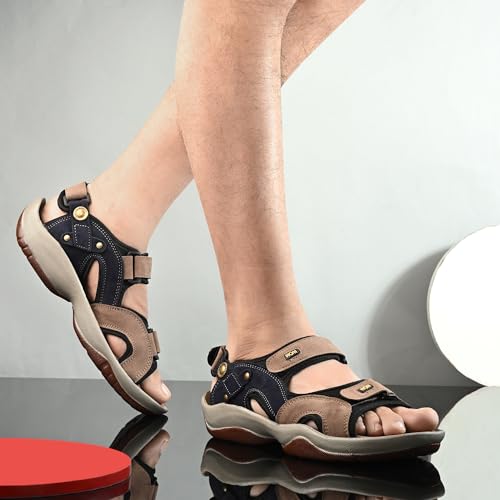 Centrino Sandals for Men | Stylish Men’s Casual Sandal for Office & Travel | Comfortable Sandals with Grip Insole & Quality (3263) - Image 2