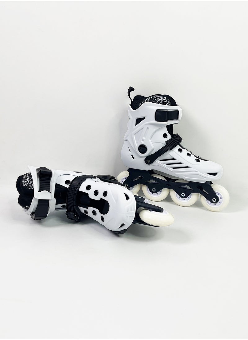 GT-Wheel Inline Skates for Adults Adjustable Speed Skating Shoes with Aluminum Frame & PU Wheels  - Image 4