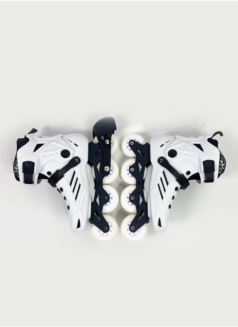 GT-Wheel Inline Skates for Adults Adjustable Speed Skating Shoes with Aluminum Frame & PU Wheels  - Image 5
