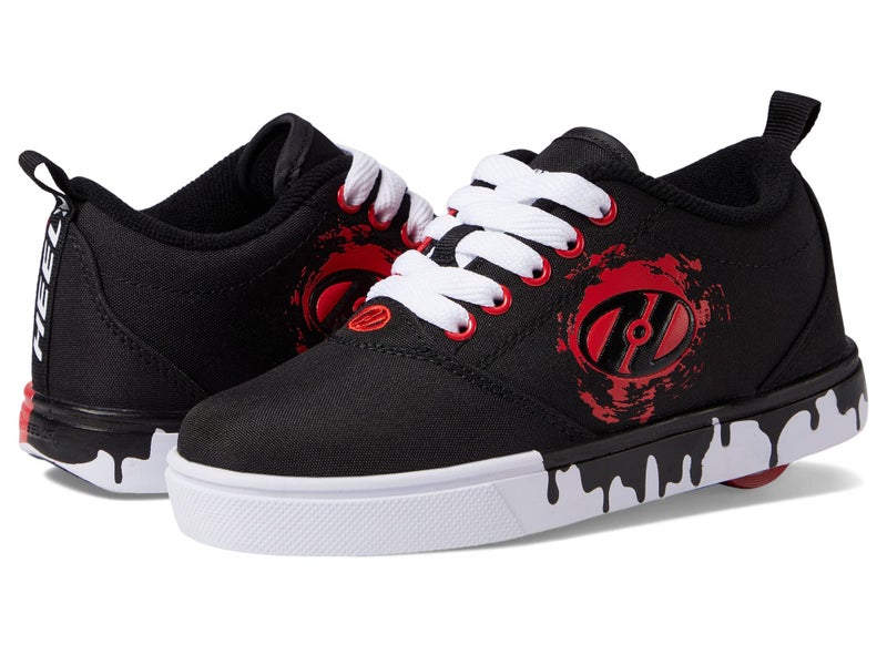 HEELYS Pro 20 Drips (Little Kid/Big Kid/Adult) Black/Red 8 Men's, 9 Women's M - Image 1