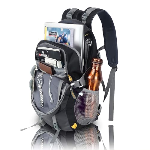 Wesley Spartan 45 Ltr Unisex trekking Rucksack Travel Backpack with Raincover and Internal Organiser (Black) - Image 5