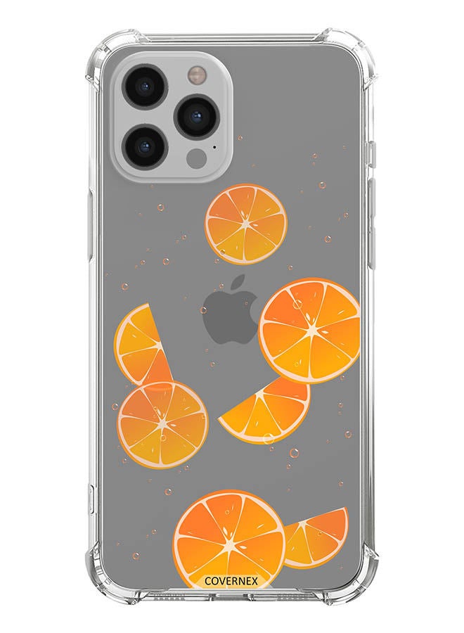 Covernex Shockproof Protective Case Cover For Apple iPhone 12 Pro Max Orange Slices - Image 1